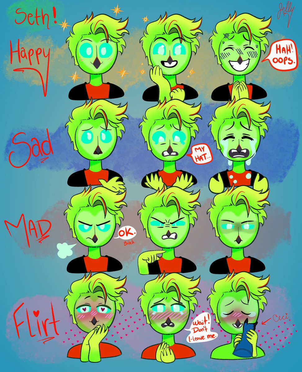 jellypython18's tweet photo. I did a little expression meme for my goetia oc. c: YOUR HONOR. I love him
#HazbinHotel #helluvavoss #oc #helluvaoc #hazbinoc #expressionmeme https://t.co/Q5Pcyexo82