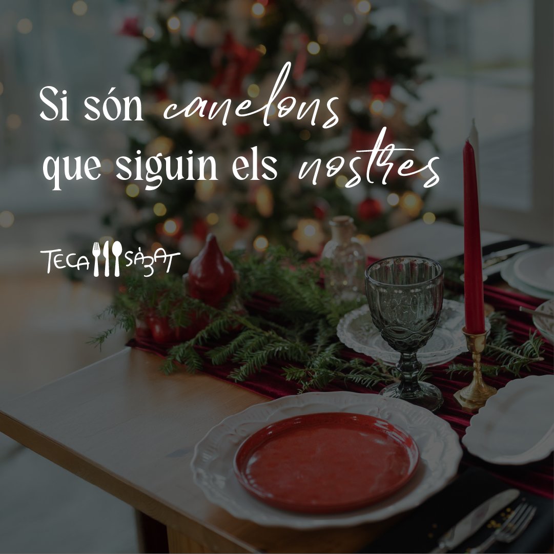 TecaSabat's tweet image. Cada cop queden menys dies per celebrar les festes de #Nadal🎄

Consulta la nostra carta de Nadal i decideix quins #plats i quins #aperitius vols per aquestes festes😋

👉 No esperis a l'últim moment i fes la teva comanda amb previsió: tecasabat.com/pdf/Nadal-Plat…