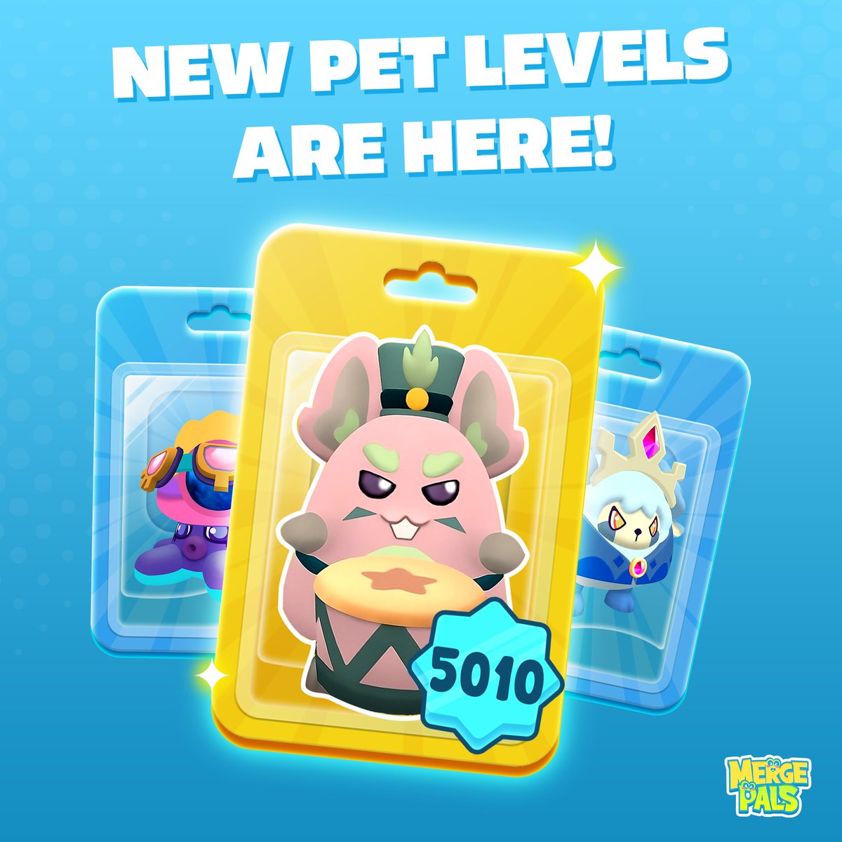 Time to level up, Pals! 🦊

Keep those merges going and climb your way to level 5,010—the top is waiting for you! 🔥

$MERGE NOW 👇