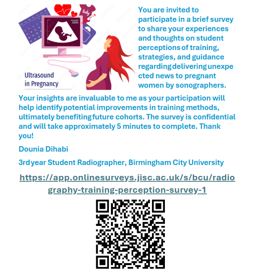 Please can you help Dounia, one of our 3rd year BCU students? Thank you!
app.onlinesurveys.jisc.ac.uk/s/bcu/radiogra…