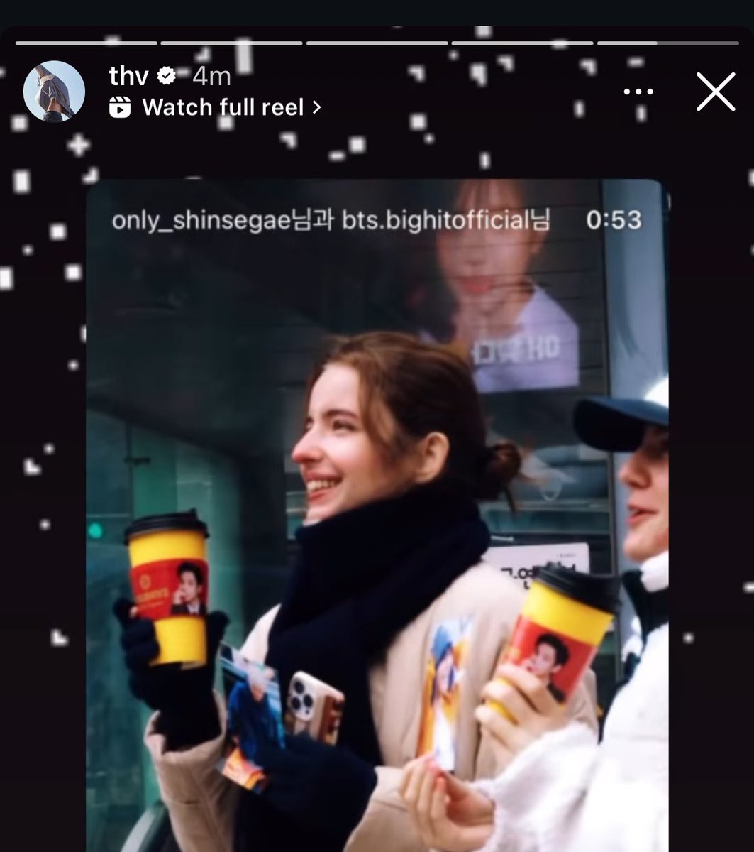 namu_bear's tweet photo. in 2013 i saw tae’s teaser picture and decided to stan bts and today im on his instagram story and theres a chance he watched long enough to see me and i actually can’t stop shaking and https://t.co/nOAEev8Nw8