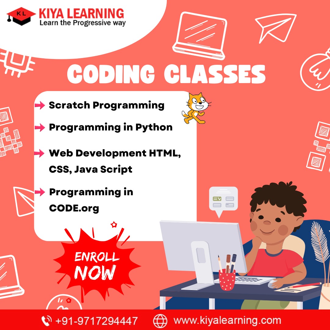 kiya_learning's tweet photo. "Empower young minds with our engaging coding classes! 🌟 Learn Scratch programming.
#CodingForKids #ScratchProgramming #PythonCoding #WebDevelopment #HTMLCSSJavaScript #CodeOrg #LearnToCode #FutureTech #TechEducation #STEMLearning https://t.co/ozYQy8b8ZH