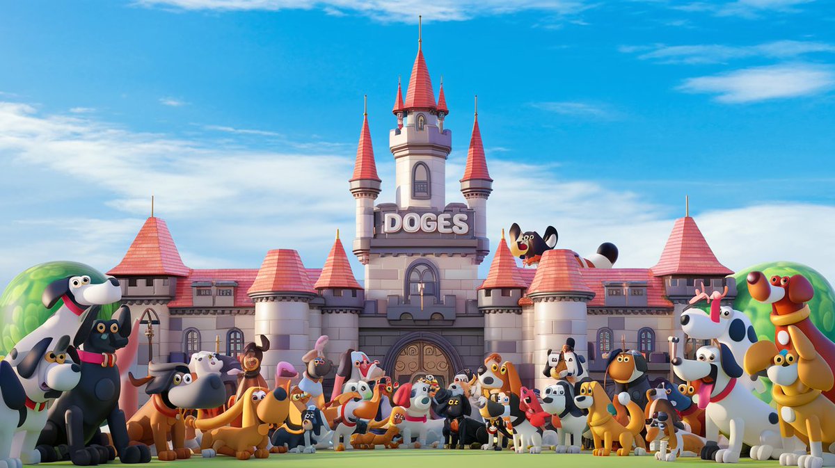 🐕Woah!Check it out, peeps!! 
🏰The Doges Alliance is taking over the castle!  #Doges #DogesAlliance #TON #MiniApp