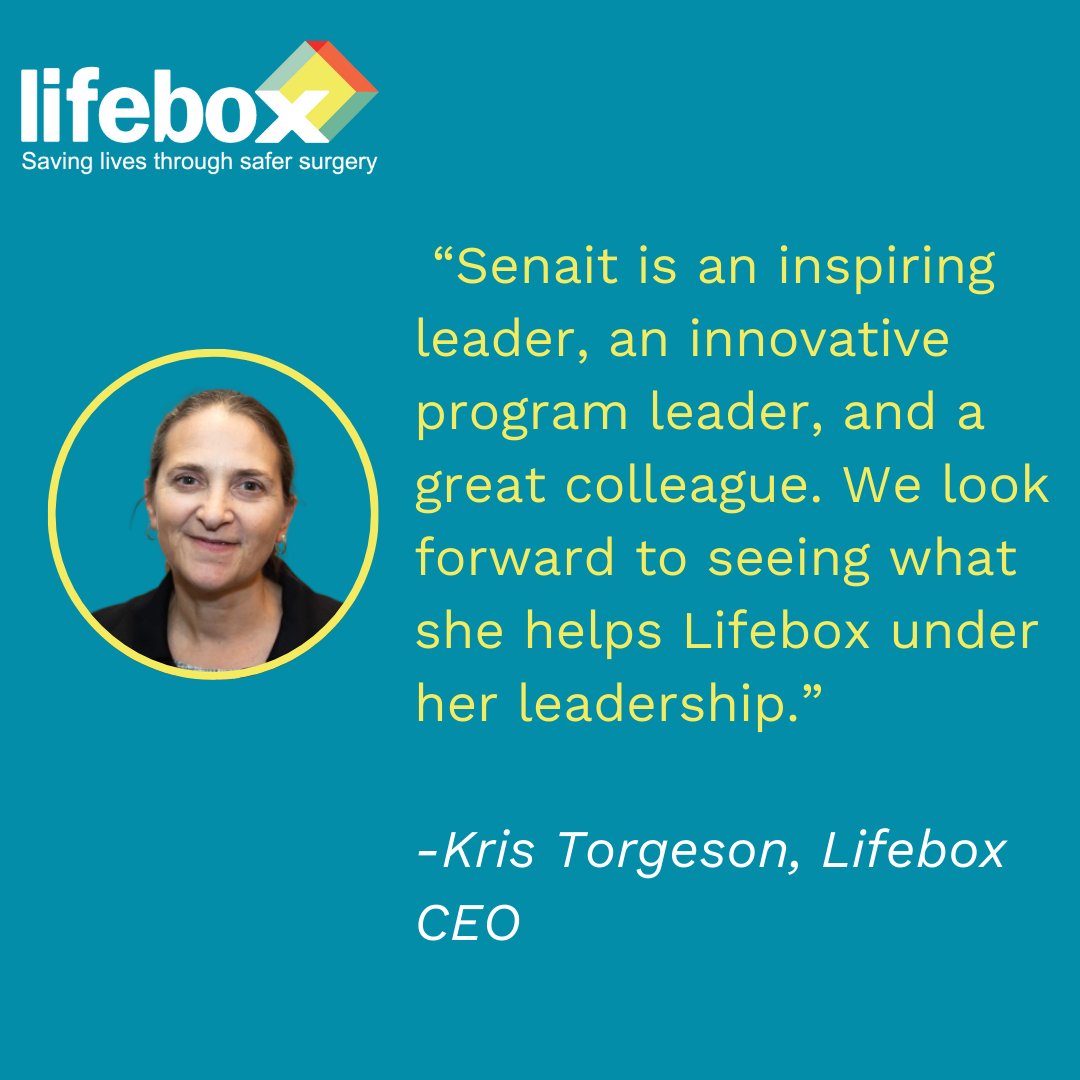 Exciting news! <a href="/SunnyB_Alemu/">ሰናይት | Sunny☀️</a> is #Lifebox's new Chief Program Officer!

With 15+ years in global health, she has driven impactful programs, including #CleanCut and #NLSE since 2018.

We can’t wait for her leadership to advance surgical safety globally!

#GlobalHealth #SaferSurgery