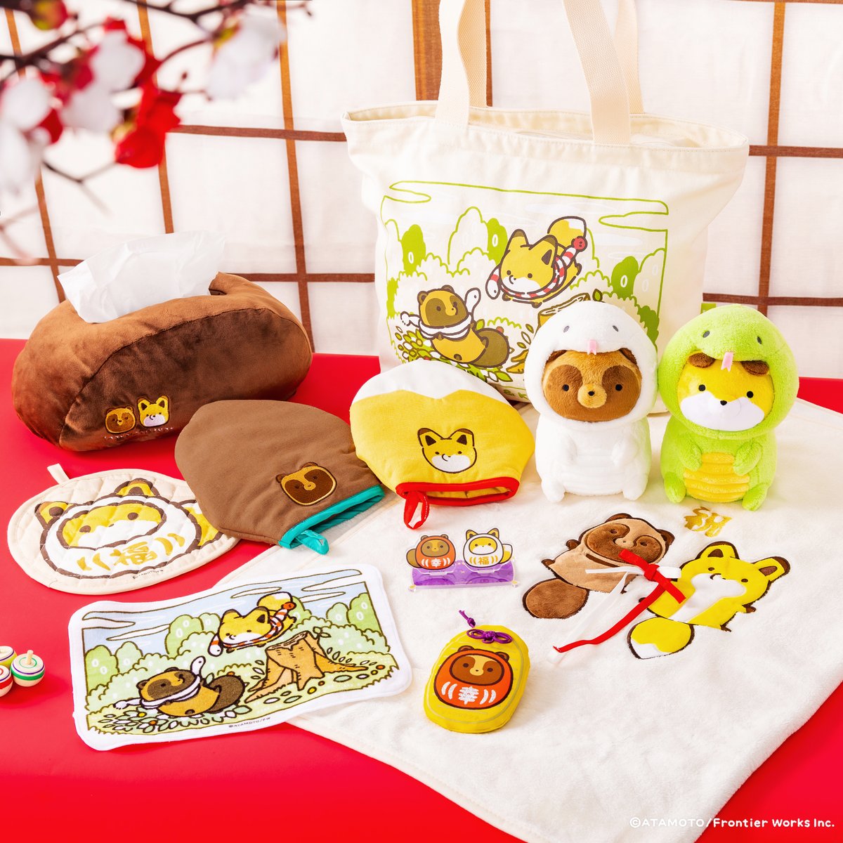 予告／ #タヌキとキツネ のハッピーバッグが今年も発売！来年の干支“蛇