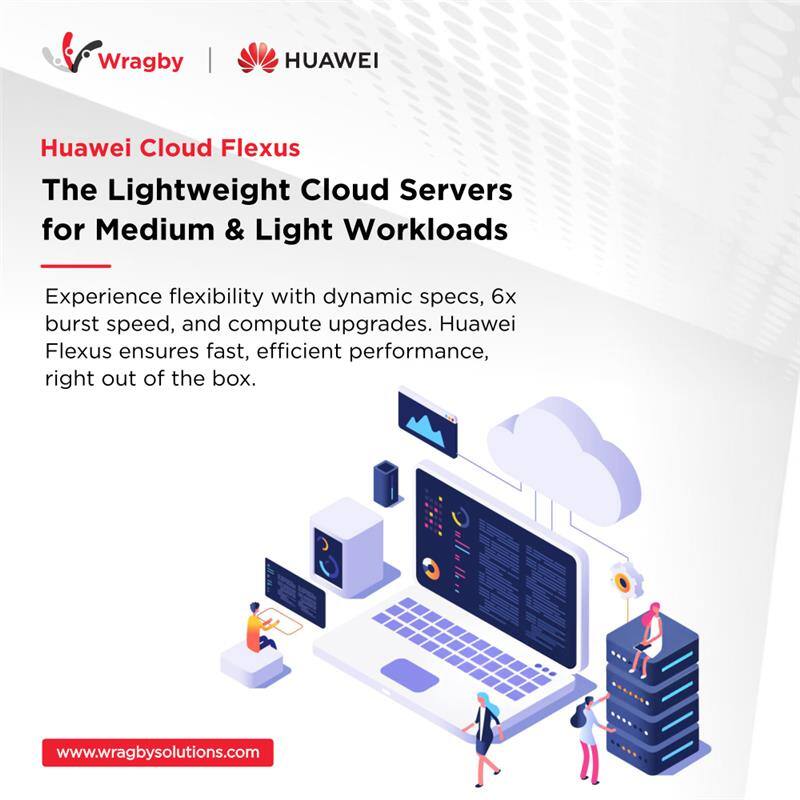 WragbyNg's tweet photo. Power your medium and light workloads with Huawei Cloud Flexus. 

With flexible specs, 6x burst speed, and seamless compute upgrades, enjoy unmatched performance and efficiency straight out of the box.

Talk to us at info@wragbysolutions.com to learn more.

#Huawei #Flexus https://t.co/6czCm6mI4u