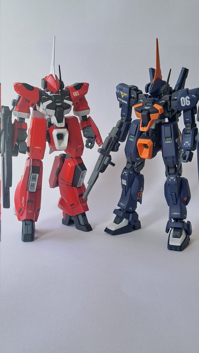 #アドバンスドオブゼータ
#バーザム改
バーザムと平行してバーザムIIの余りパーツでマークIIとニコイチして製作しました。