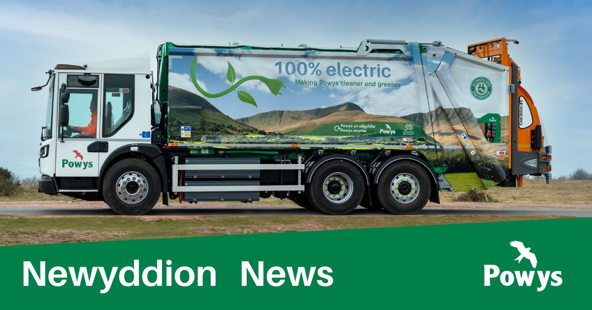 PCCTradeRecycle's tweet photo. NEWYDDION: Strategaeth Ddrafft Newydd Adnoddau Cynaliadwy Powys

Mae Gwasanaeth Gwastraff ac Ailgylchu Cyngor Sir Powys wedi datblygu Strategaeth Adnoddau Cynaliadwy ddrafft a fydd yn cael ei thrafod yn y pwyllgor craffu yr wythnos nesaf. 

Mwy: https://t.co/gU9UtA1O2r https://t.co/IV8mRPJUIJ