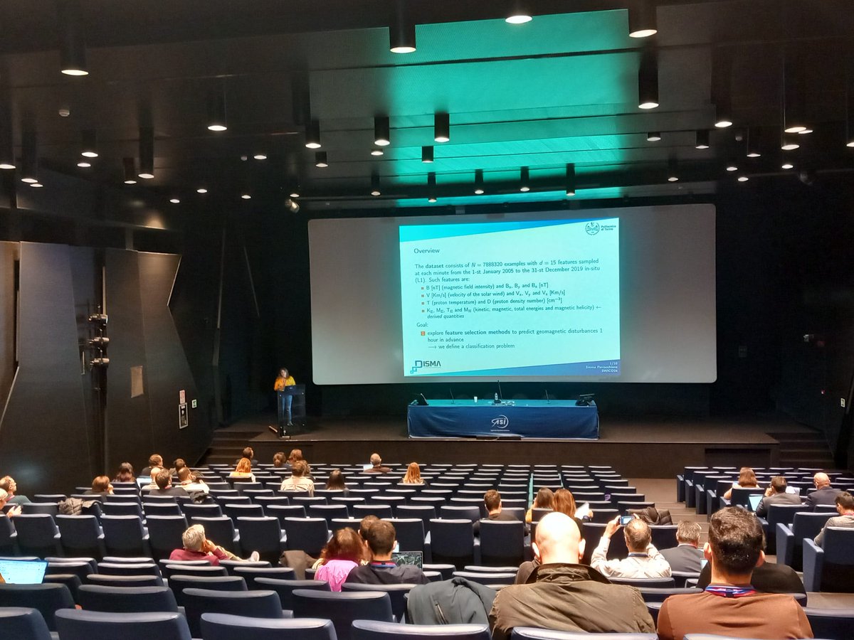 🚀 The MIDA group participated in the Third Congress of the "Space Weather Italian Community" (SWICo)! 🌌 This event focused on understanding and forecasting solar and space phenomena🌟
More info at  swico2024.it