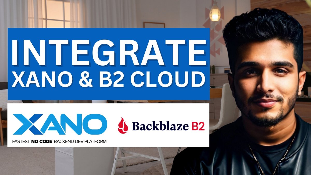Save some $$ on cloud storage. Switch to Backblaze.

Here is how you can connect <a href="/backblaze/">Backblaze</a> b2 with <a href="/nocodebackend/">Xano</a> 
Video : youtu.be/Qz9Jou60vHA