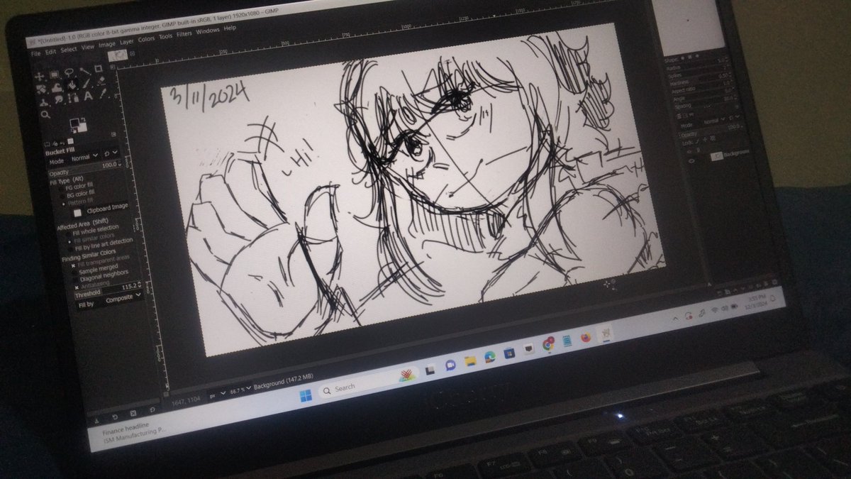 ResaPibexo_2's tweet photo. quick doodle(finish it later) https://t.co/5NSibOmQP5