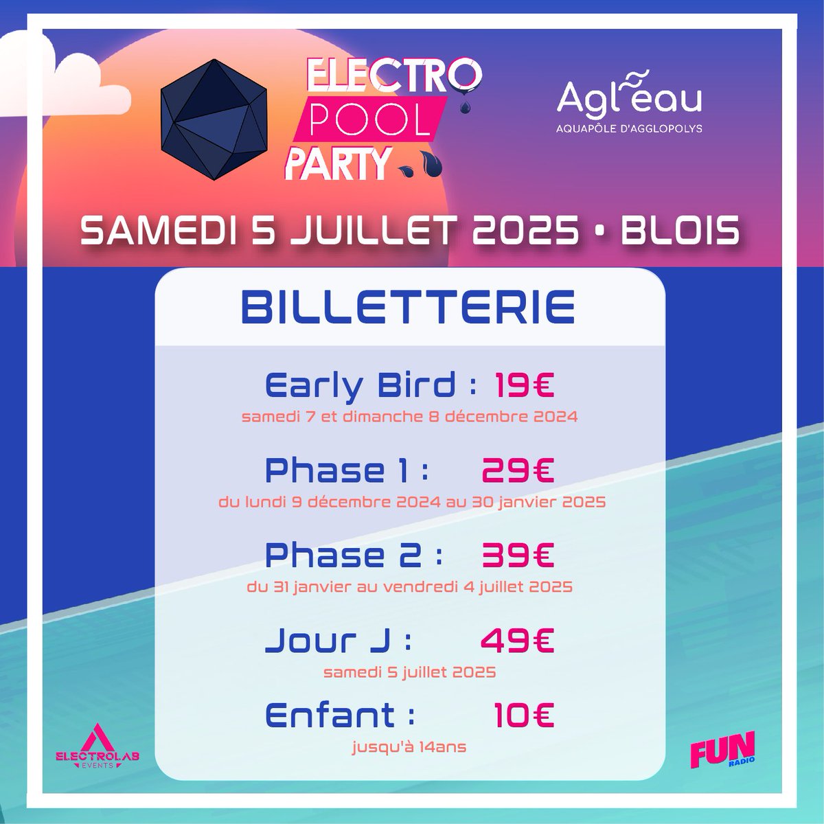 PoolElectro's tweet image. 🔥 ON OUVRE SAMEDI 🔥
🎅 Noël arrive en avance cette année avec une ouverture de la billetterie à tout petit prix.
✨ Samedi à partir de 10h et pendant tout le week-end, profitez des places Early Bird avec des tarifs incroyables à partir de 19€.