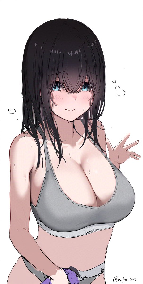 鷺沢文香 「文香。゜(゜'ω`゜)゜。 」|贅沢文香のイラスト
