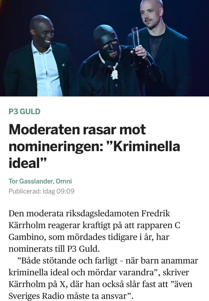jantberg's tweet photo. Lägg ner P3 - det är en ren vänsterkanal @moderaterna … https://t.co/csKaUy7mWt