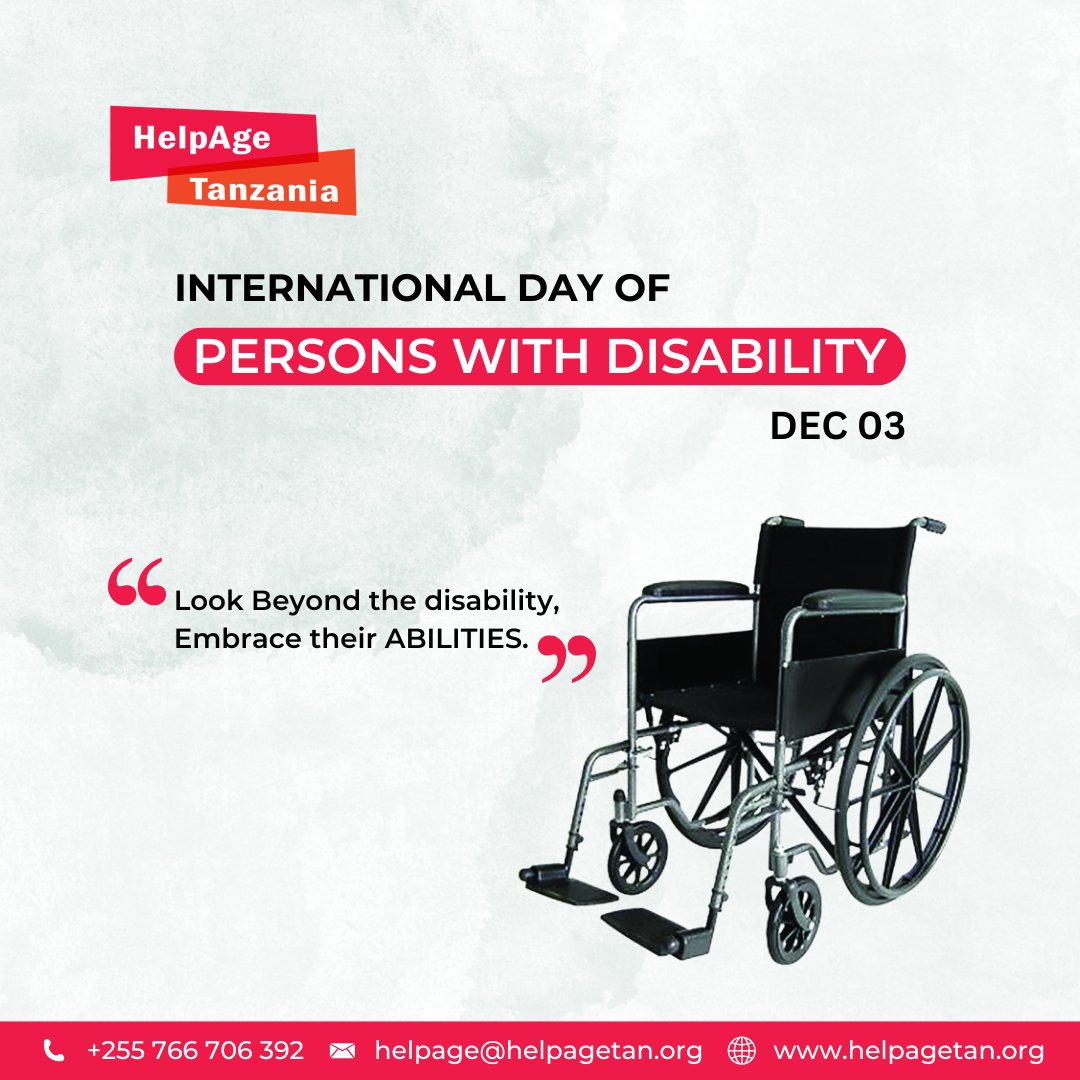 Today, we celebrate the resilience, creativity, and contributions of persons with disabilities worldwide! Let’s commit to building a more inclusive and accessible world for everyone.  #InclusionMatters #AccessibilityForAll Happy International Day of Persons with disability🎉