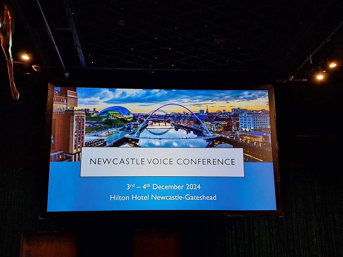 Great to see <a href="/MaterSLT/">MMUH_SLT</a>  &amp; #ENT poster printed &amp; displayed at #Newcastle Voice Conference this am. Looking forward to 2 days of presentations &amp; workshops.