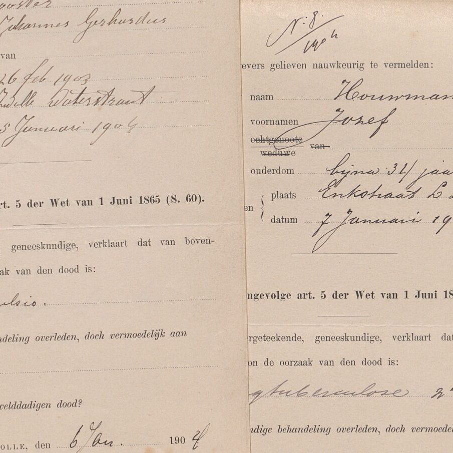 Ontrafel de geschiedenis van ziekten en epidemieën op 𝐃𝐨𝐨𝐝𝐬𝐨𝐨𝐫𝐳𝐚𝐤𝐞𝐧.𝐧𝐥 | 🦠 Op 27 november is Doodsoorzaken.nl gelanceerd. Dit platform ontsluit datasets voor gedigitaliseerde doodsoorzakenregisters. En daar kun jij bij helpen > buff.ly/4ifUpBR