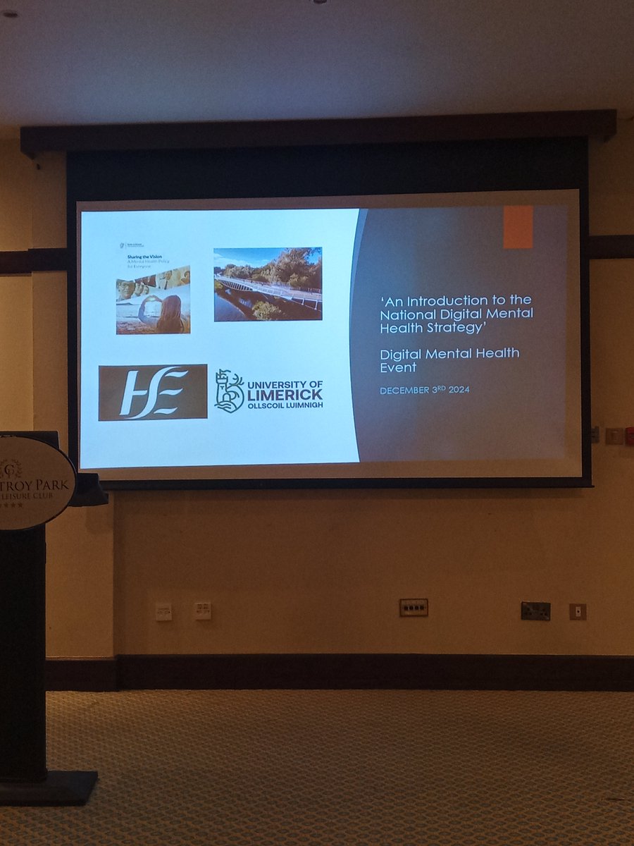 Ready to roll at  <a href="/UL/">University Of Limerick</a>  DMH conference in Castletroy Park Hotel and facilitate group discussion at Table 2 😁