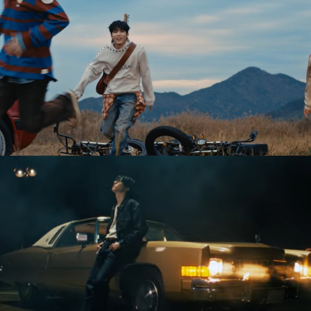 OMG, Jeongwoo with the guitar and Haruto with a car #박정우 #하루토