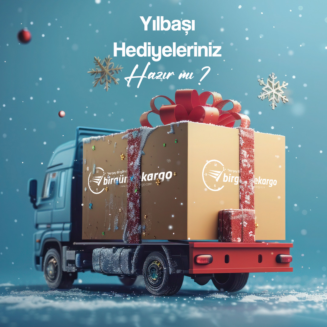Yılbaşı hediyeleriniz hazır mı? 🎁❄️
Yeni yıl coşkusunu sevdiklerinize zamanında ulaştırmanız için yanınızdayız!

#BirGündeKargo #YılbaşıHediyeleri #HızlıTeslimat #YeniYıl