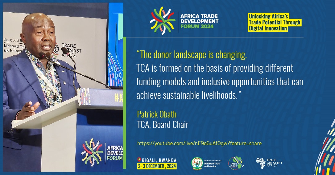 TCatalystAfrica's tweet image. #HappeningNow: "With the donor landscape changing, there is a financing gap for soft&amp;amp;hard #infra. TCA will address this gap: finance #infradev  &amp;amp; undertake investments that can accelerate and reduce the cost of trade." @PObath sets the scene at the TCA conference at the  #ATDF24