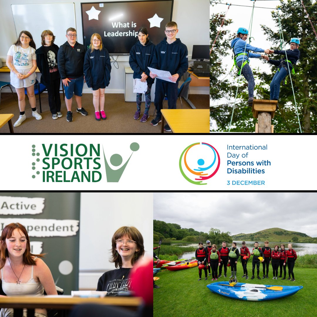 visionsportsirl's tweet photo. The theme for International Day of Persons with Disabilities is "Amplifying the leadership of persons with disabilities for an inclusive and sustainable future". Our Youth Leaders of 2024 epitomize everything about this day, our future is in safe hands
#VisionSportsIRE |#IDPD2024 https://t.co/K4CXA3bZ87