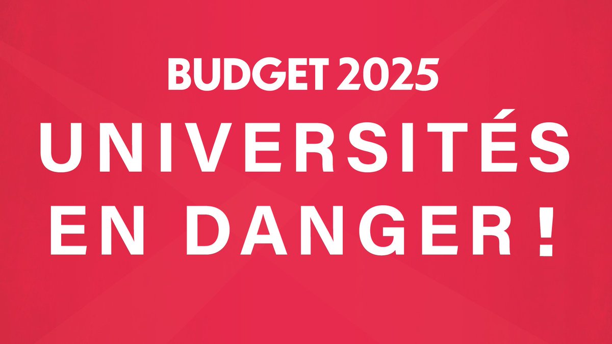 Université de Montpellier (@umontpellier) on Twitter photo Universités en Danger 🚨 Les Présidentes et Présidents ont alerté le Ministre sur la situation financière intenable des universités, conséquence des mesures nationales prises par l’État sans qu’elles ne soient compensées.
🔗 Récap sur <a href="/FranceUniv/">France Universités</a> 👉 franceuniversites.fr/actualite/univ… Universités en Danger 🚨 Les Présidentes et Présidents ont alerté le Ministre sur la situation financière intenable des universités, conséquence des mesures nationales prises par l’État sans qu’elles ne soient compensées.
🔗 Récap sur <a href="/FranceUniv/">France Universités</a> 👉 franceuniversites.fr/actualite/univ…