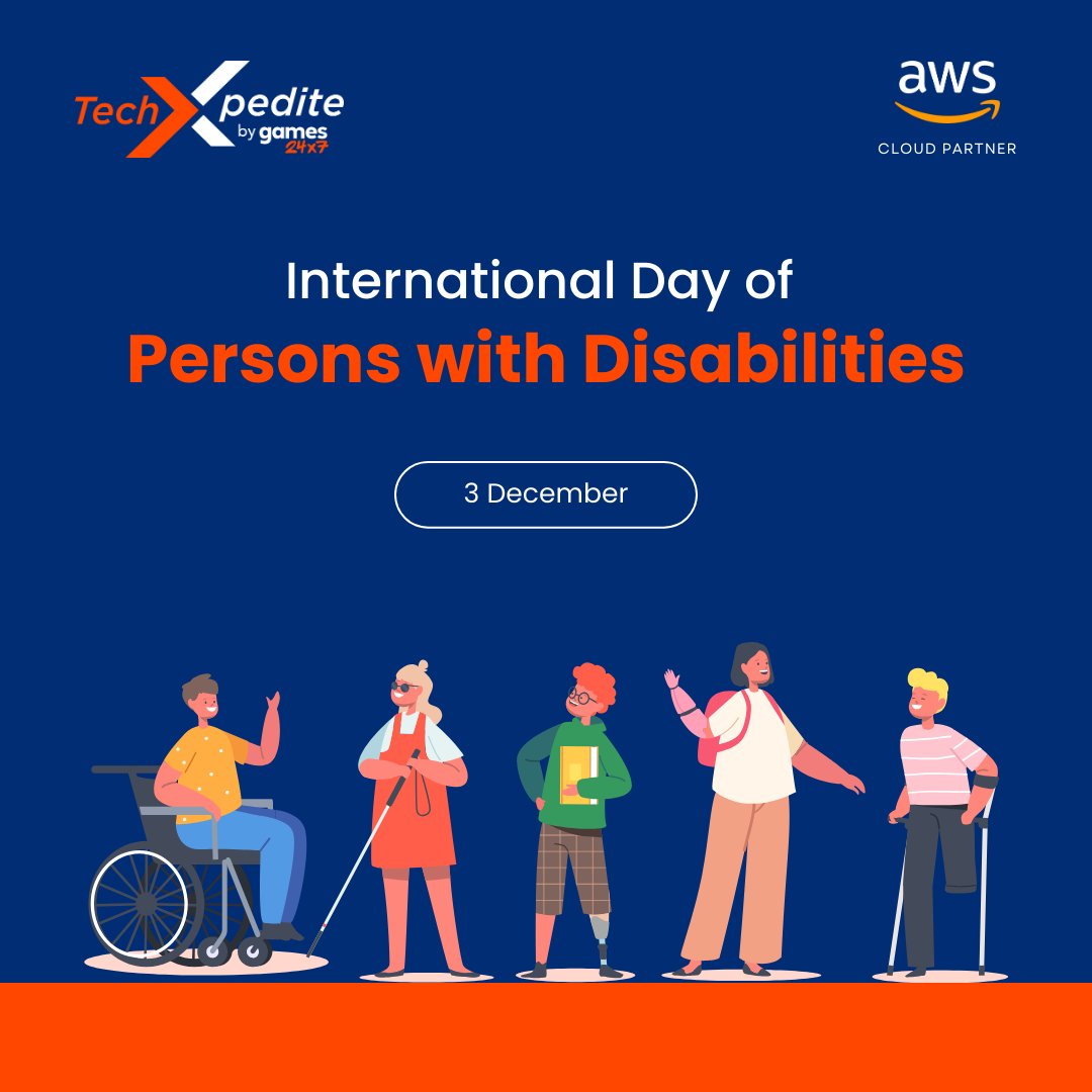 TechXpedite's tweet image. On World Disability Day, we celebrate the power of Inclusive Technology to break barriers and empower all.

At TechXpedite, we’re proud to support startups creating impactful solutions for accessibility and equity. Together, let’s make inclusivity a reality.

#WorldDisabilityDay