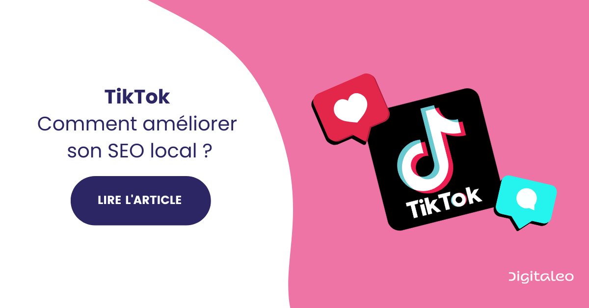 [SEO Local TikTok] – Mettez en lumière votre entreprise là où ça compte ! 💡

Avec un milliard d’utilisateurs chaque mois, #TikTok est devenu bien plus qu’un simple #RéseauSocial.
Découvrez notre article complet et démarquez-vous grâce à TikTok 👉 blog.digitaleo.fr/tiktok-referen…