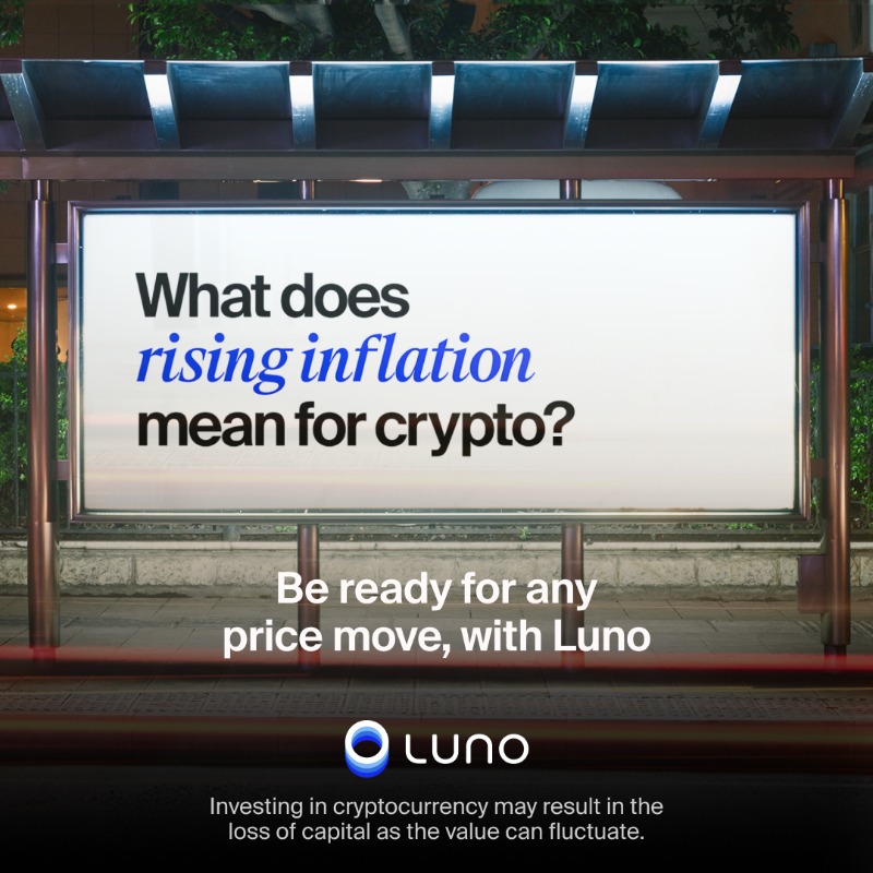 LunoGlobal's tweet photo. Download Luno, invest with confidence.