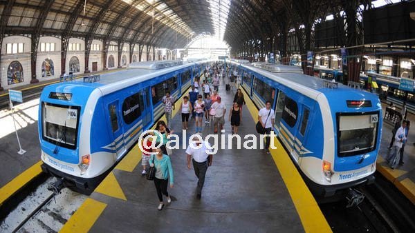 aleginart's tweet image. ⚠️ Todas las líneas de trenes, Sarmiento, San Martín, Mitre, Roca, Urquiza, Belgrano Sur y Norte circulan con #DEMORAS por medida de fuerza gremial.
Conductores circulan a 30 km/h.

Salí con mucha anticipación.

@ernestoarriaga @VTVinfo