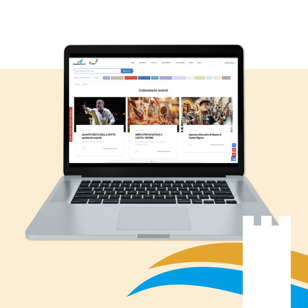 Con l’avvicinarsi delle festività natalizie, il nostro territorio si riempie di magia! Non perderti le iniziative organizzate dai Comuni del Trasimeno. Scopri le attività sul nostro calendario aggiornato giorno per giorno.  
🔗 Consulta il calendario qui: trasimenoapp.com/calendario-eve…