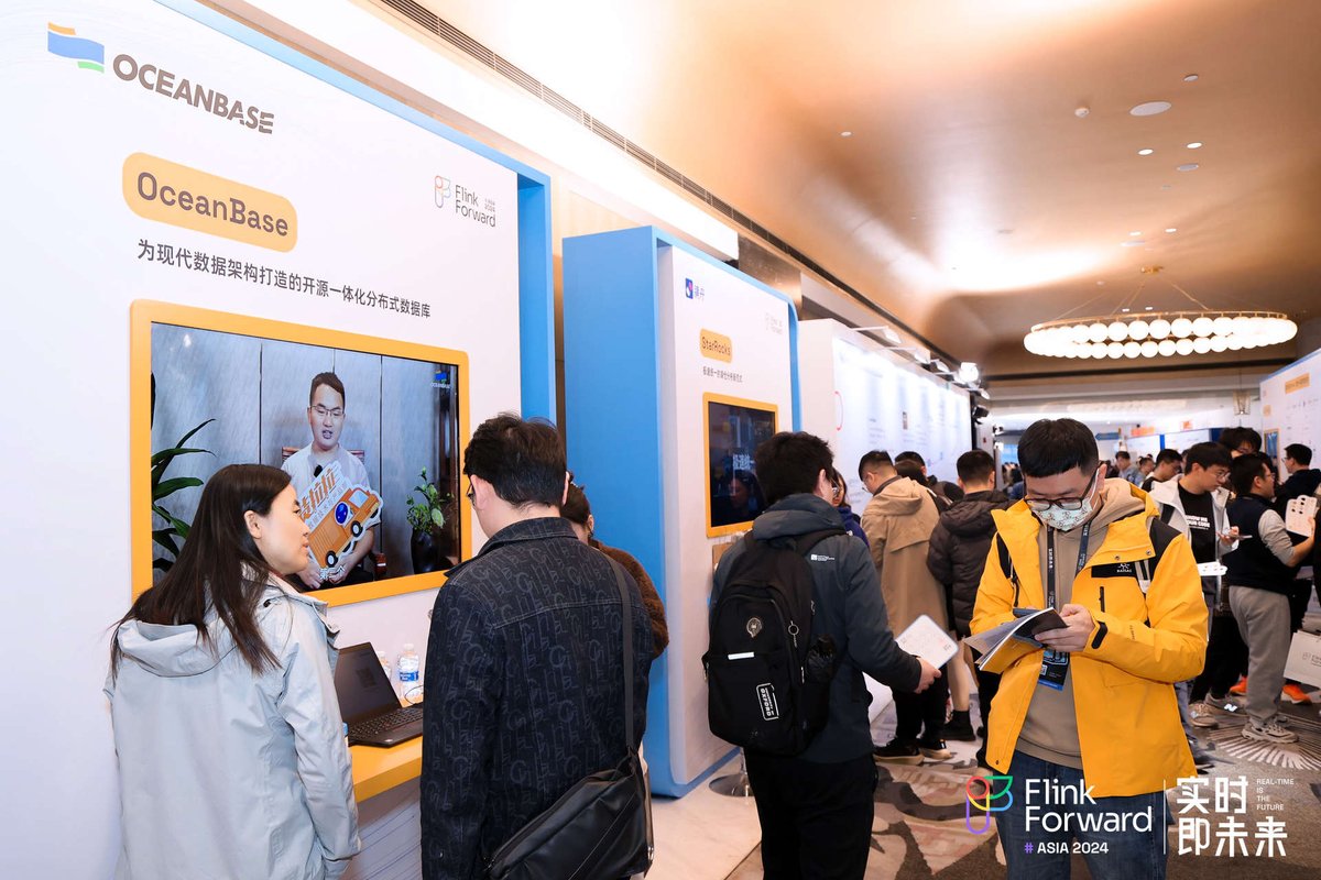 At Flink Forward Asia 2024 · Shanghai, OceanBase showcased our collaboration with Flink, highlighting OceanBase's real-time analytics capabilities, direct load feature improvements, and high-performance data migration based on #Flink x #OceanBase.
Stay tuned for more updates! 🤝