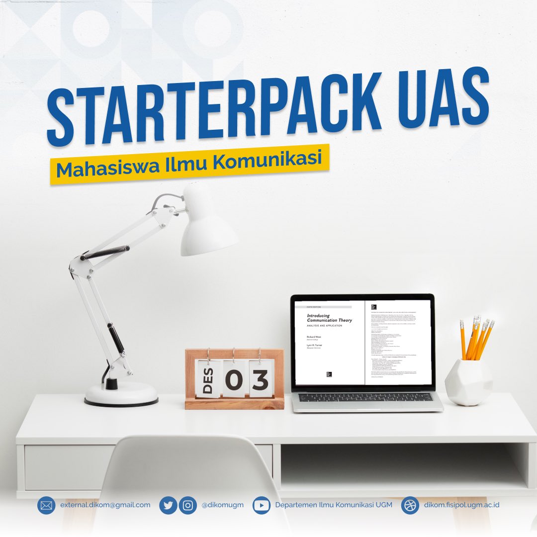 dikomugm's tweet image. UAS akan tiba! kalau ujian gini, apa aja sih &quot;alat perang&quot; yang dibutuhkan mahasiswa Ilmu Komunikasi? Nih, mimin kasih tau beberapa starterpack ujian mahasiswa Ilmu Komunikasi!✨

Kira-kira apa nih starterpack UAS versi, Sobat Dikom?🤔

#DikomUGM
#FisipolUGM
#UGMYogyakarta