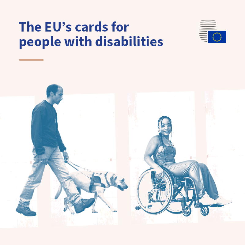 EUCouncil's tweet photo. Diversity is 🇪🇺 EU's strength.
On this International Day of Persons with Disabilities, we reaffirm our commitment to making the EU more accessible.
The new #EUDisabilityCard is key – it simplifies travel and access to services across the EU for people with disabilities.
👇