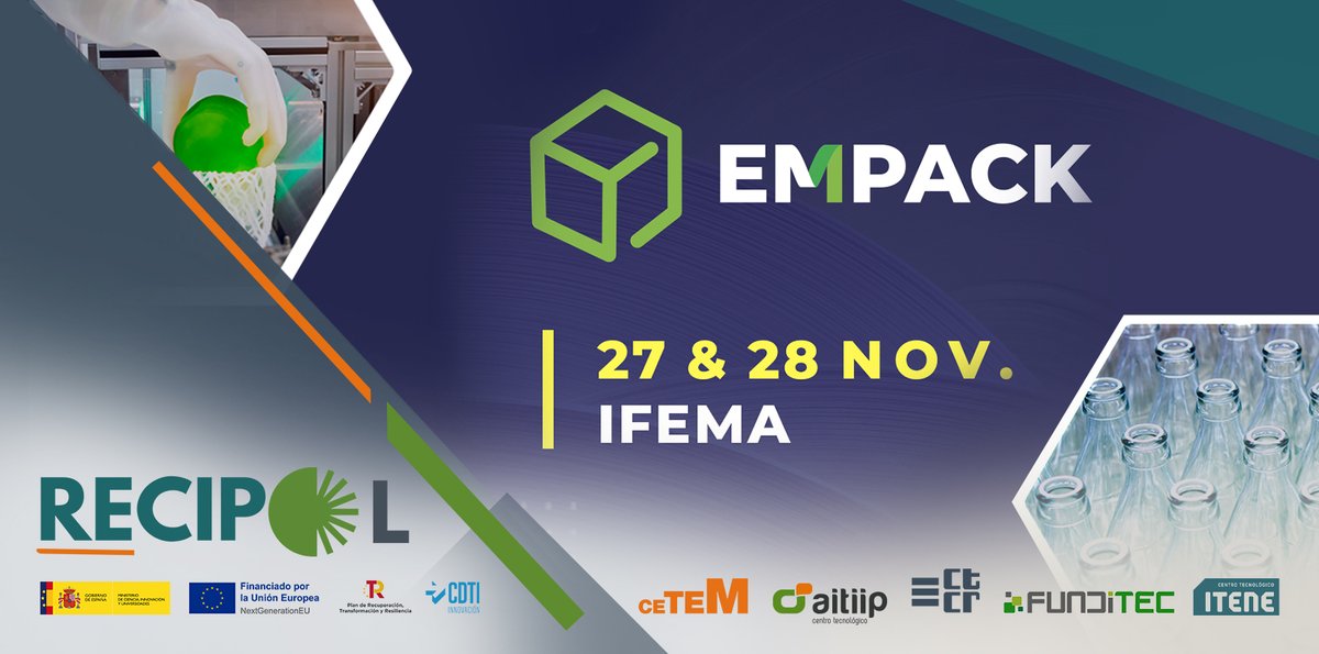 recipol_red's tweet photo. ¡Gracias por visitarnos en #EMPACK2024! 🌍
Tu interés en sistemas de #reciclaje de poliuretano y materiales sostenibles nos motiva a seguir impulsando la #EconomíaCircular
👇
https://t.co/9s151SRcIW
·
Seguimos trabajando juntos por un futuro más verde. ♻️
#RECIPOL @itene @IFEMA https://t.co/i9tkmJfpYD