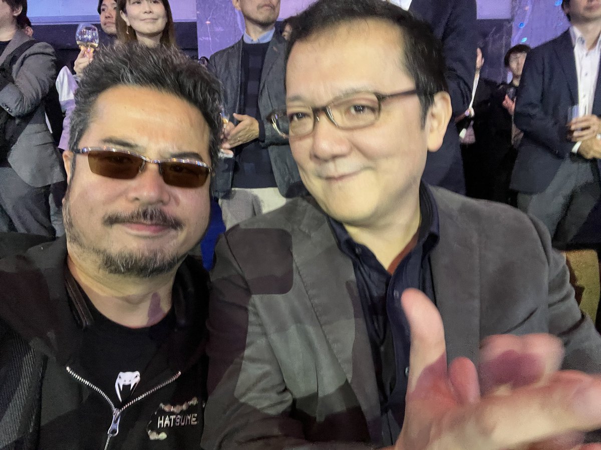 Harada_TEKKEN's tweet photo. with Miyazaki-san https://t.co/TF4EmwIQwg