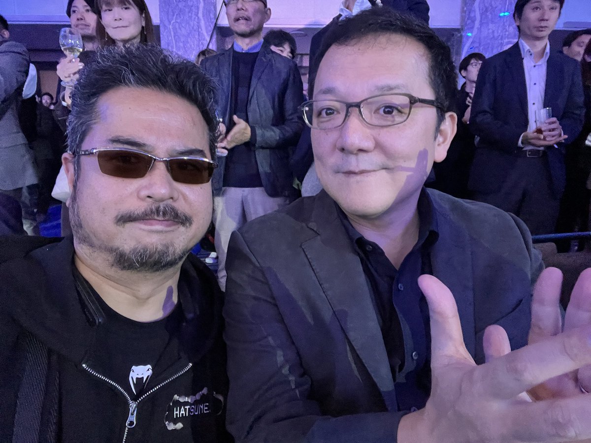Harada_TEKKEN's tweet photo. with Miyazaki-san https://t.co/TF4EmwIQwg