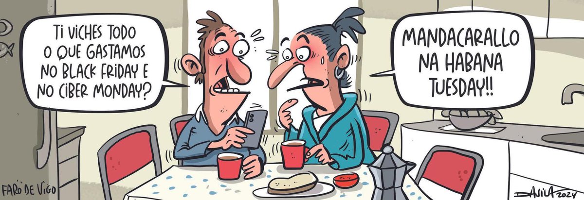 OBichero's tweet image. Compras #humorgalego #humor #davila #obichero