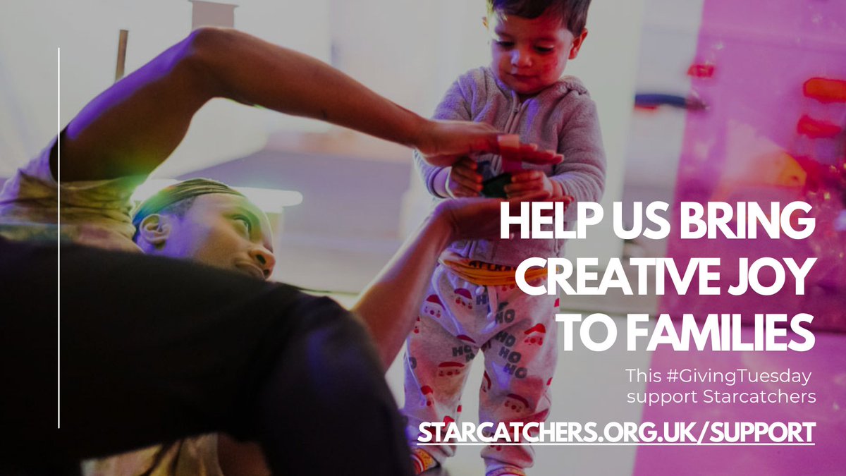 Starcatchers (@starcatchersuk) on Twitter photo "I wasn’t going out much before with my children. I now go to Starcatchers & we would be lost without it."
This #GivingTuesday, help us to bring more creative joy to wee one and their grown-ups.
Donate ➡️ starcatchers.org.uk/support/
Nominate us on <a href="/easyuk/">easyfundraising</a> ➡️easyfundraising.org.uk/causes/starcat… "I wasn’t going out much before with my children. I now go to Starcatchers & we would be lost without it."
This #GivingTuesday, help us to bring more creative joy to wee one and their grown-ups.
Donate ➡️ starcatchers.org.uk/support/
Nominate us on <a href="/easyuk/">easyfundraising</a> ➡️easyfundraising.org.uk/causes/starcat…