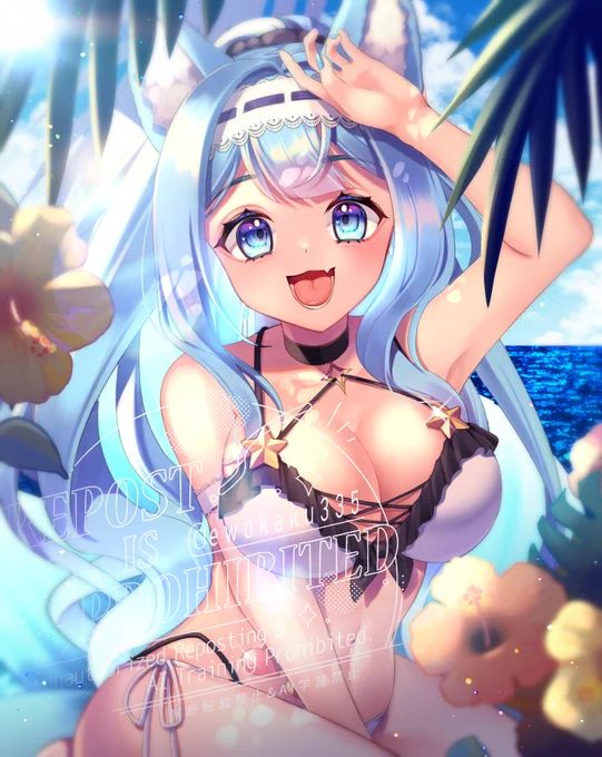 #Skeb #Commission 冬だって美女が見たいよね? 