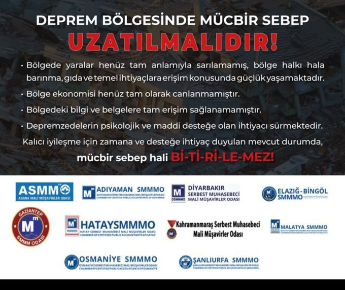 AYHANTMER2's tweet photo. -Mücbir sebep hali devam etmesine rağmen, MÜCBİR SEBEP haliniz sona erdi. deme TÜRKİYEM.
-Bize Sırtını Dönme TÜRKİYEM
#mucbirsebepuzatılsın
@memetsimsek
@HMBakanligi
@RTErdogan
@herkesicinCHP
@Akparti
@MHP_Bilgi https://t.co/4OHjoUuw5y