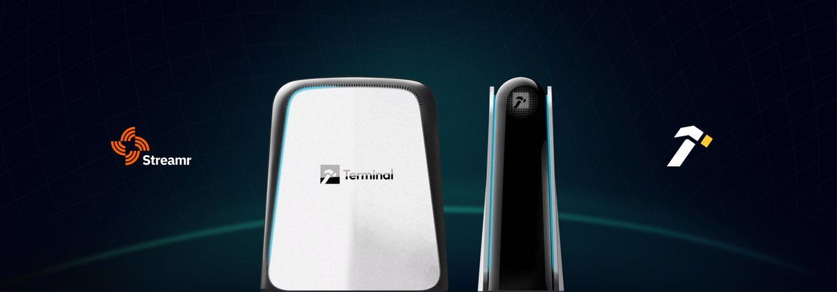 Streamr's tweet photo. ✨ Exciting news! Streamr is partnering with @Global_JDI to launch the @Terminal_txyz Multi-Miner, bringing multi-token mining &amp; decentralized data sharing to your home.

Learn how we're teaming-up to make #DePIN more accessible than ever 🤝 ⤵️

https://t.co/h3tFL9pBWe https://t.co/8Z0EqoL45G