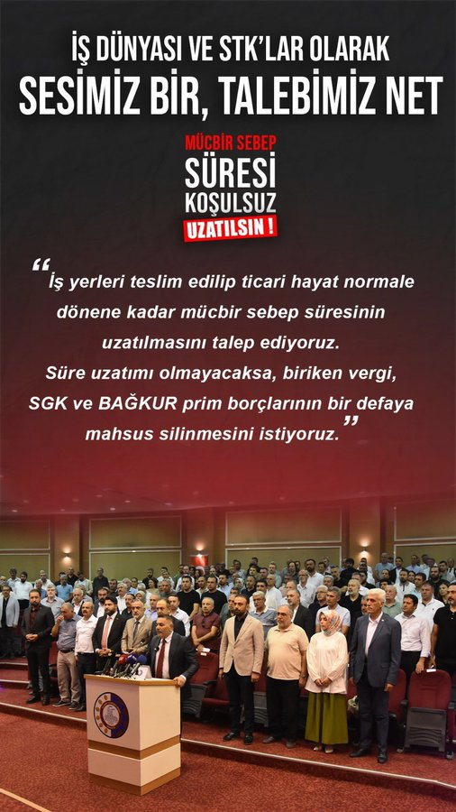AYHANTMER2's tweet photo. -Mücbir sebep hali devam etmesine rağmen, MÜCBİR SEBEP haliniz sona erdi. deme TÜRKİYEM.
-Bize Sırtını Dönme TÜRKİYEM
#mucbirsebepuzatılsın
@memetsimsek
@HMBakanligi
@RTErdogan
@herkesicinCHP
@Akparti
@MHP_Bilgi https://t.co/2FH9bzMSkr