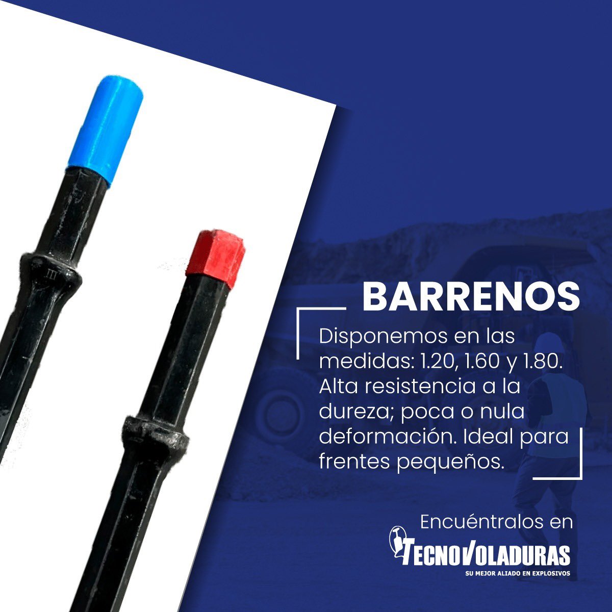 Tecnovoladuras_'s tweet photo. 🔧💥 Los barrenos en minería: precisión y seguridad

La perforación es clave en la minería para fragmentar rocas y facilitar el trabajo. Los bárrenos son una herramienta clave. 

#Tecnovoladuras #Minería #Barrenos https://t.co/qksEXvP8iq