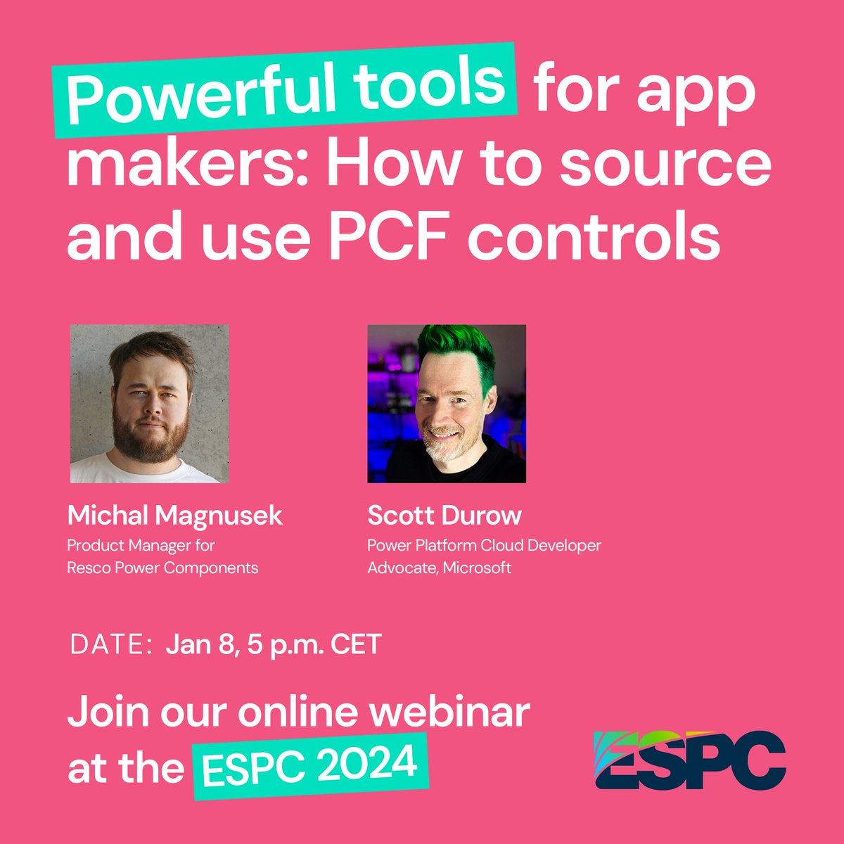 Join Product Manager Michal Magnusek &amp; Microsoft MVP Scott Durow on Jan 8th at 5pm CET for an exclusive webinar: "Powerful Tools for App Makers: How to Source and Use PCF Controls."

Don’t miss this chance to elevate your app-making skills! 

Register now: sharepointeurope.com/register-for-w…