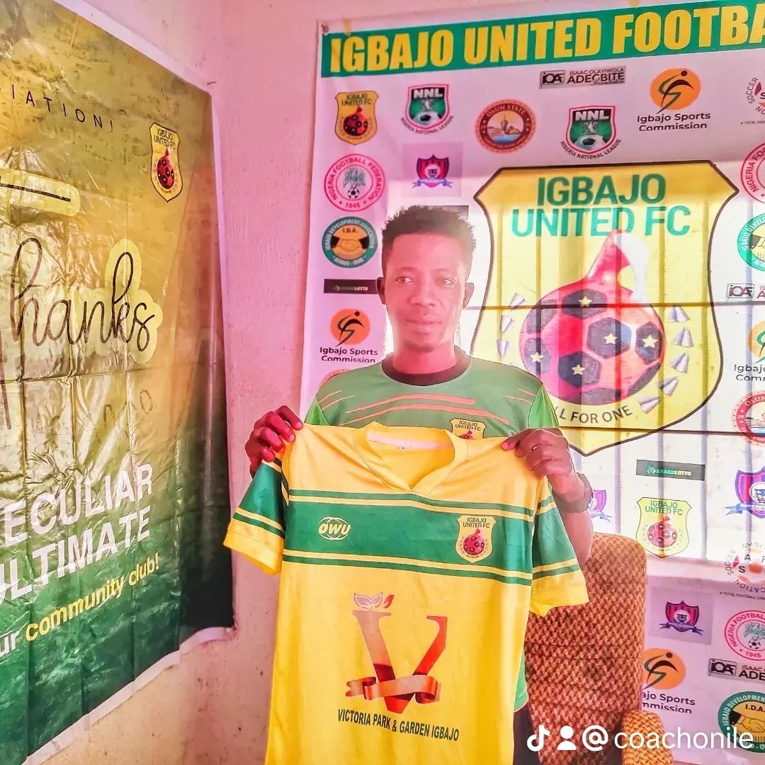 CoachOnileO's tweet photo. OFFICIAL: Igbajo United FC Secures Future with Coach Onile's Contract Renewal Discover the key factors behind Igbajo United FC's decision to secure their future by renewing Coach Oniles' contract.

https://t.co/vZuv9RoE4U https://t.co/XRl8GnQZUK