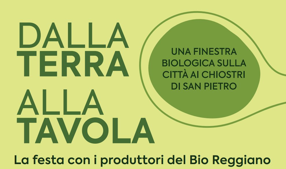 "Dalla terra alla tavola" 🥬
La festa con i produttori del #Bio reggiano si terrà dalle 9:30 alle 18:00 con ingresso libero e gratuito.

🗓️Domenica 8 dicembre 
📍Chiostri di San Pietro

@ComuneRE <a href="/slowfoodre/">Slow Food Reggio E.</a> <a href="/turismoER/">inEmiliaRomagna</a>