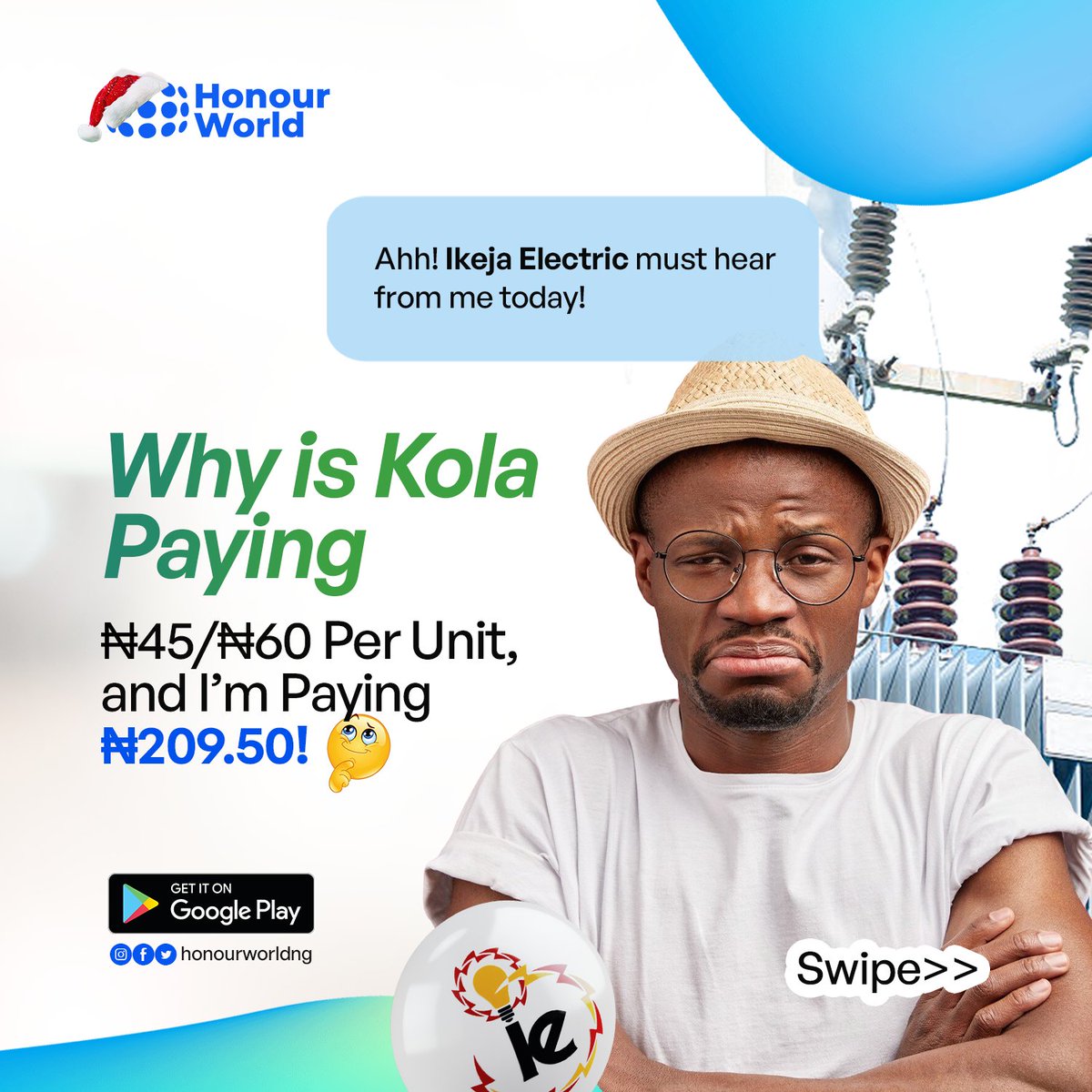 Honour World tweet media