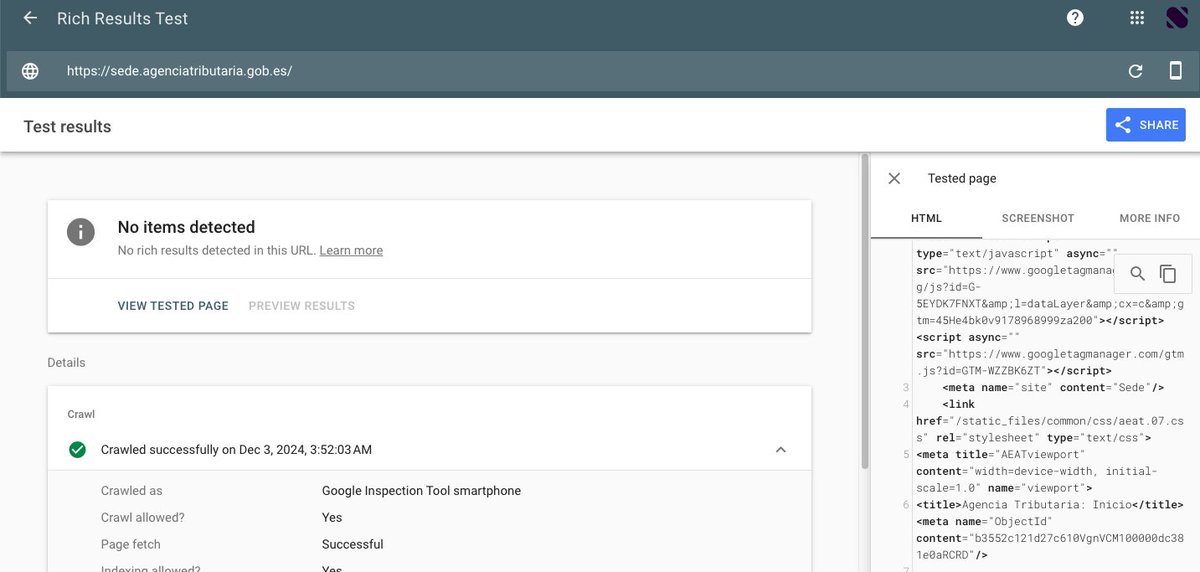 Señorías, he enviando varios correos a direcciones publicadas en la agenda oficial de 2023 pero no responden, <a href="/Haciendagob/">Ministerio de Hacienda</a> ¿Saben que tienen un código de seguimiento de Google oculto en su Web? les dejo un video sobre nuevos riesgos relativos a esos scripts